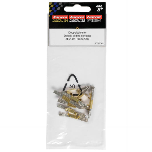 Carrera Double sliding contacts (10) from 2007       20020365