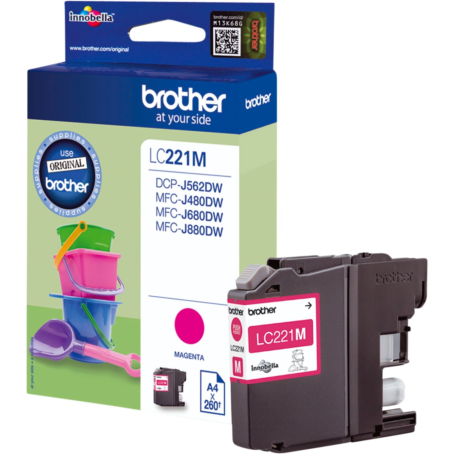 Brother LC-221 M magenta
