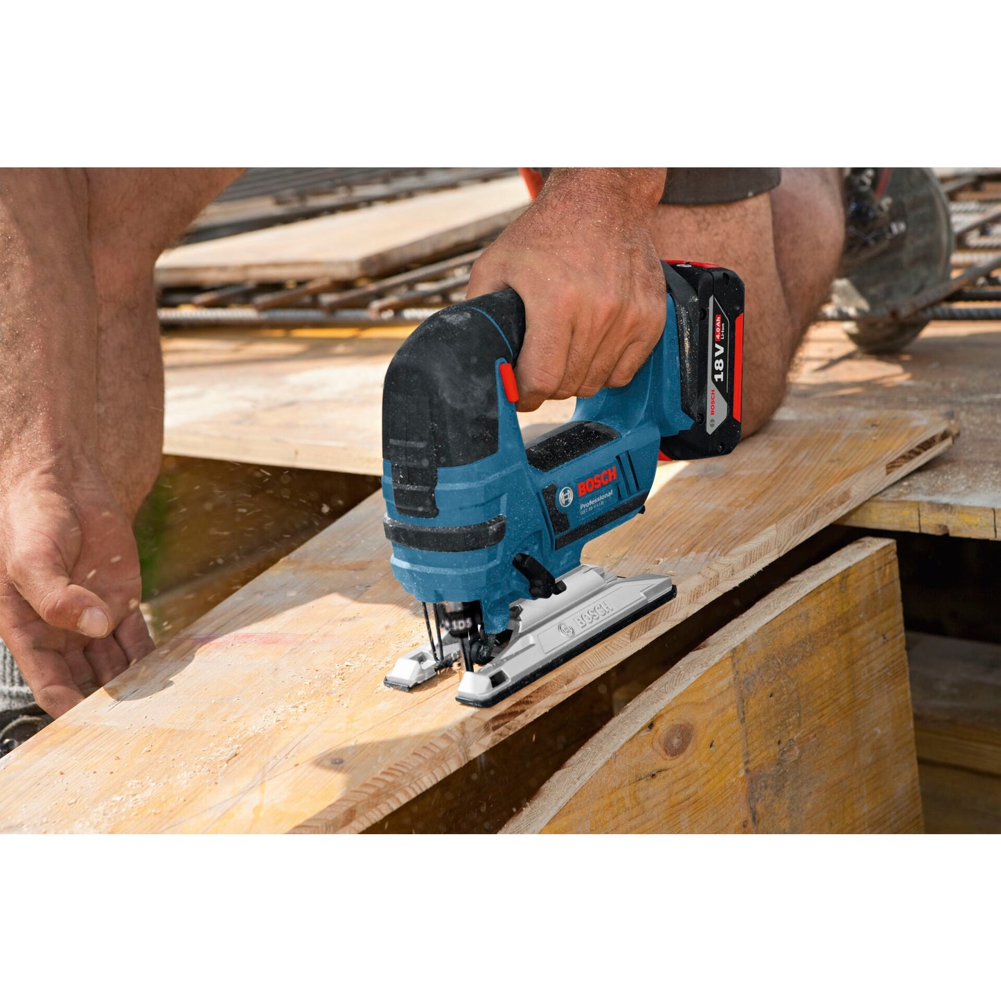 Bosch GST 18V-LI B Cordless Jigsaw  incl. 2x Accus