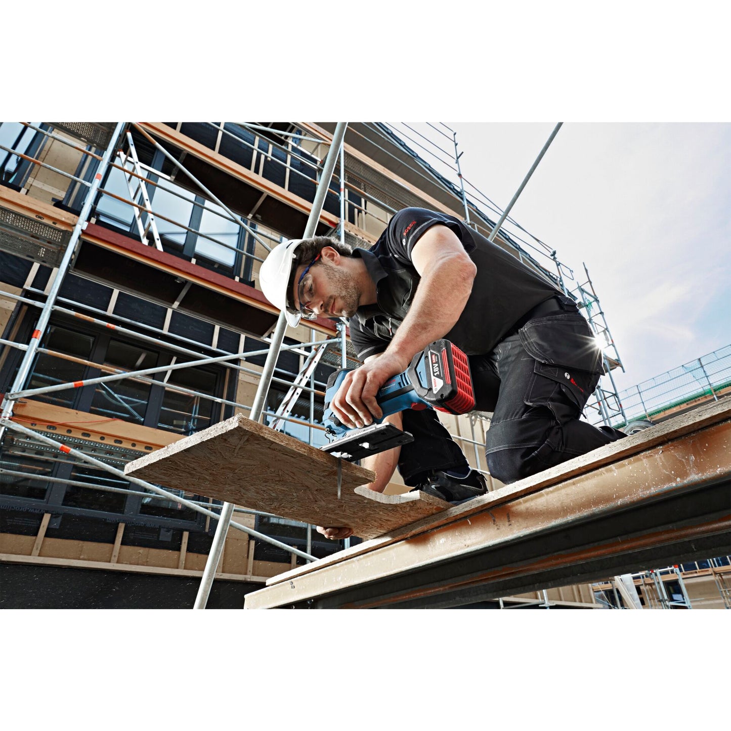 Bosch GST 18V-LI B Cordless Jigsaw  incl. 2x Accus