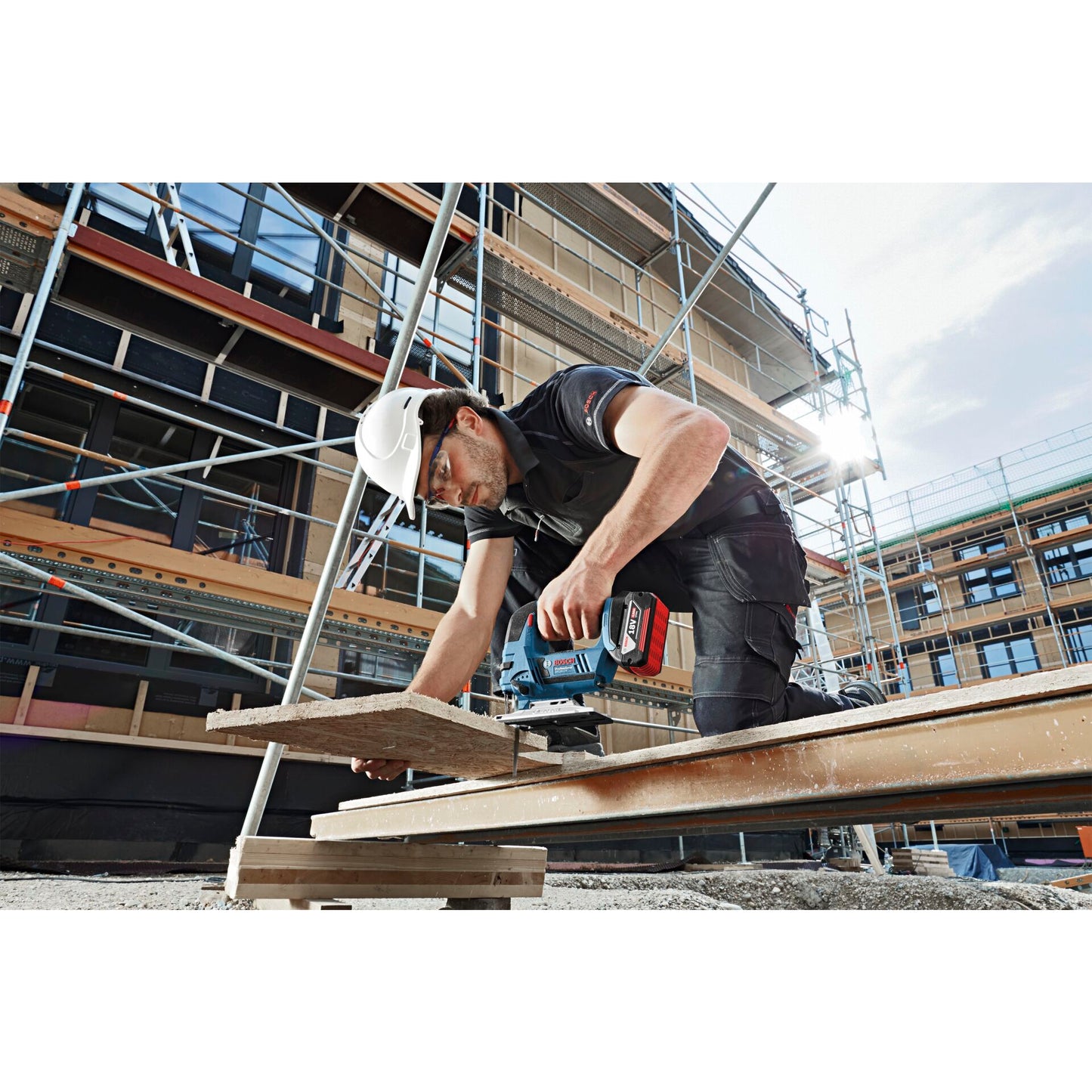 Bosch GST 18V-LI B Cordless Jigsaw  incl. 2x Accus