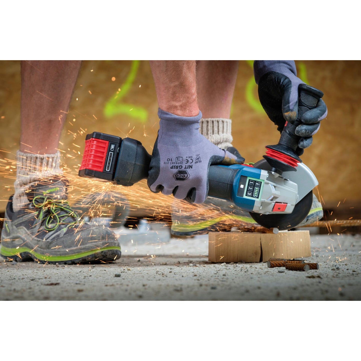 Bosch GWS 18V-10 SC, 150mm Cordless Angle Grinder