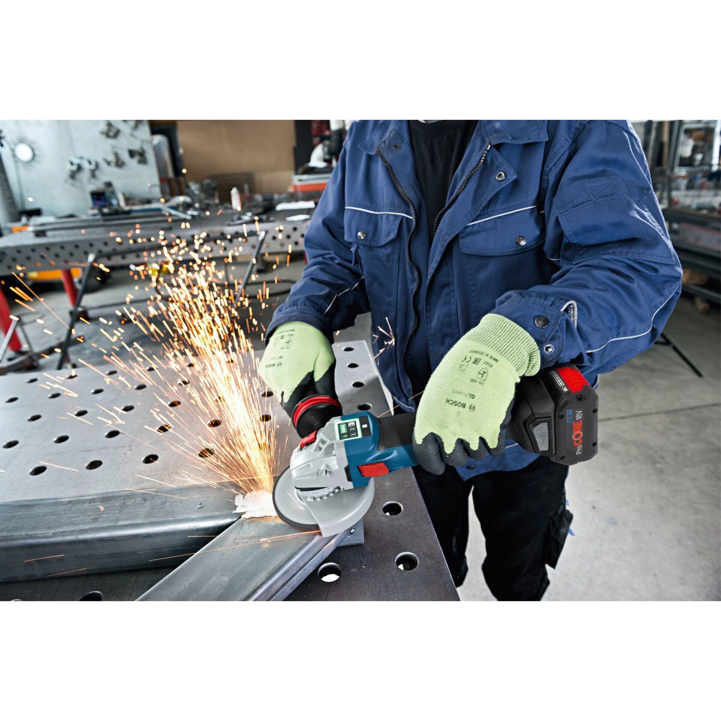 Bosch GWS 18V-10 SC, 150mm Cordless Angle Grinder