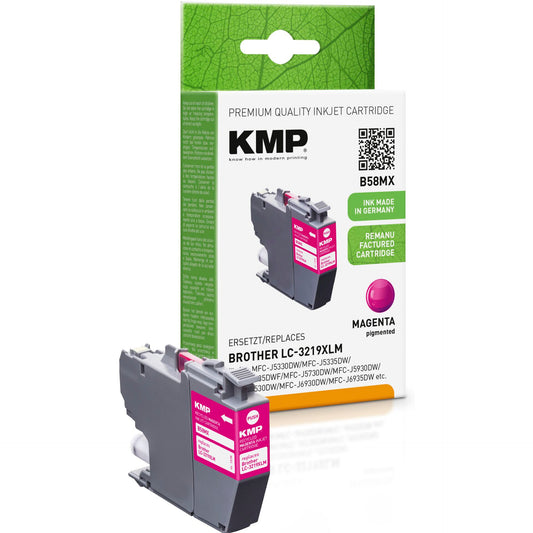 KMP B58MX ink cartridge magenta comp. with Brother LC-3219XLM