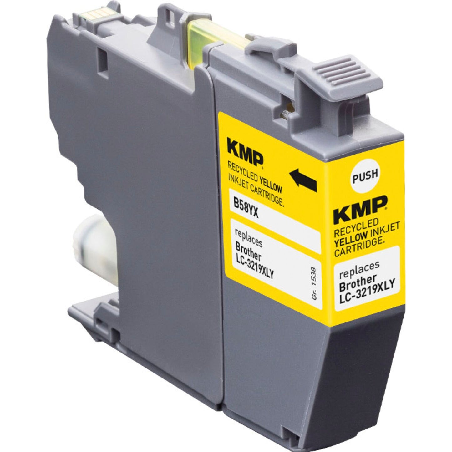 KMP B58YX ink cartridge yellow comp. with Brother LC-3219XLY