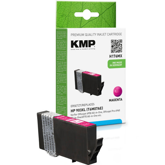 KMP H176MX ink cartridge magenta compatible with HP T6M07AE 903XL