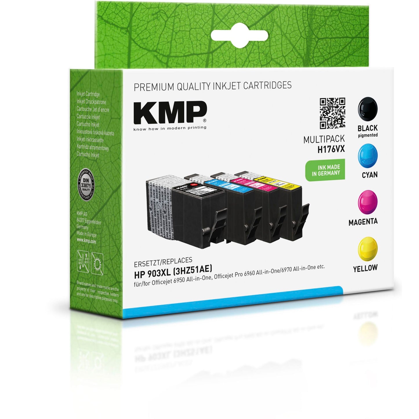 KMP H176VX Promo Pack BK/C/M/Y compatible with HP 3HZ51AE 903XL