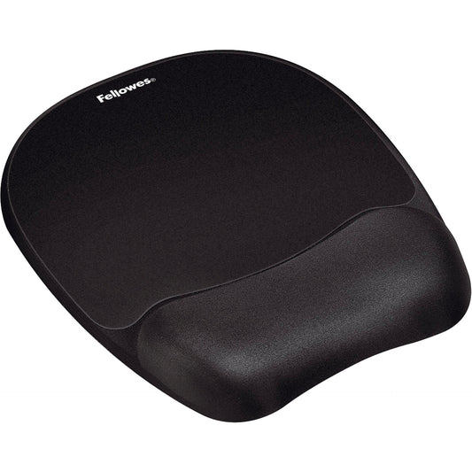 Fellowes Memory Foam Wrist Support with Mousepad  bl