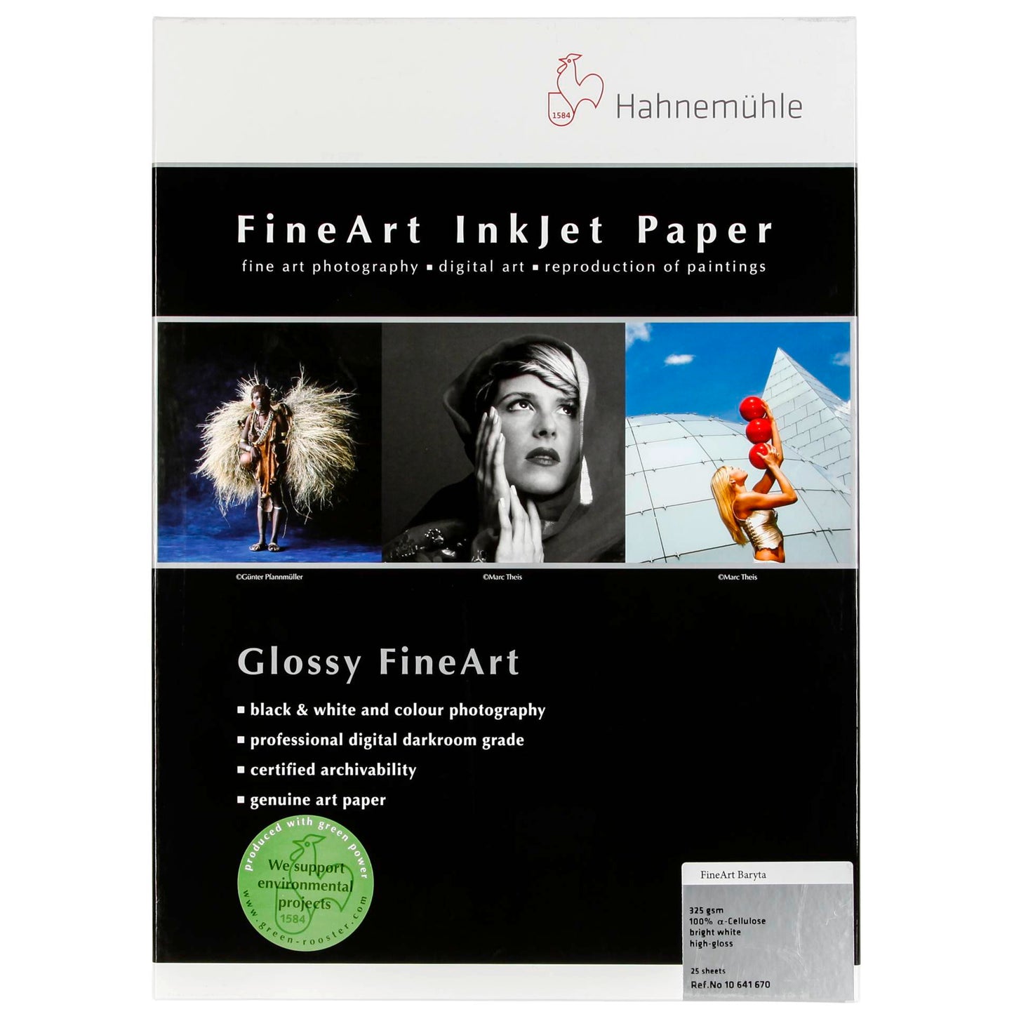 Hahnemühle FineArt Baryta    A 3 325 g, 25 Sheet, highgloss