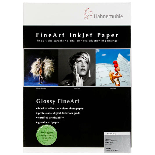 Hahnemühle FineArt Baryta    A 3 325 g, 25 Sheet, highgloss