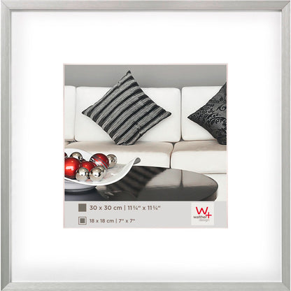Walther Chair              30x30 Aluminum silver AJ330S
