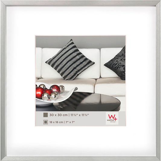 Walther Chair              30x30 Aluminum silver AJ330S