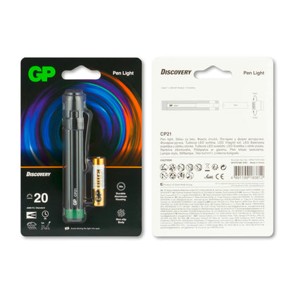 GP Torch CP21 20 Lumen 1 x AAA          260GPACTCP21000