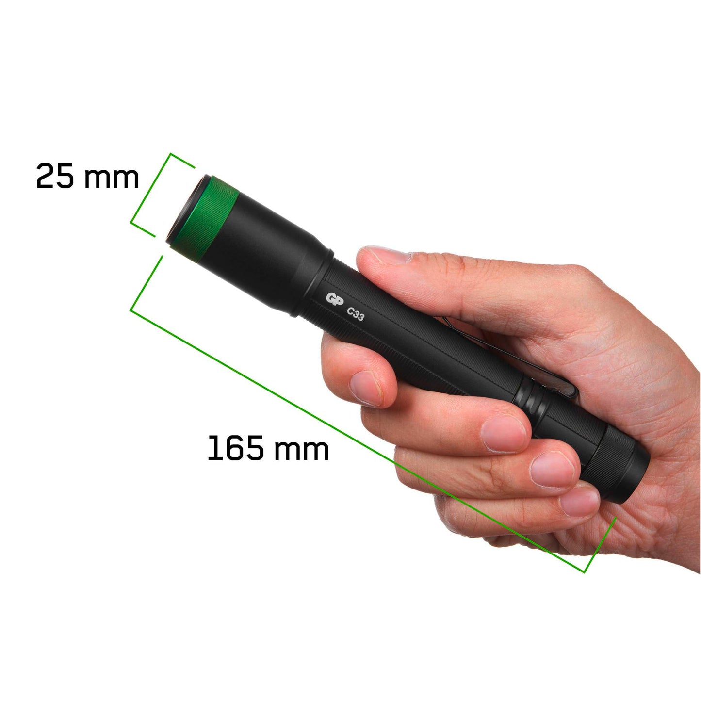 GP Torch C33 150 Lumen 2 x AA           260GPACT0C33000