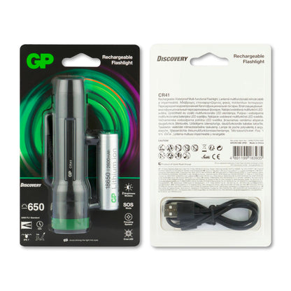 GP Torch CR41 650 Lumen 1 x 18650        260GPACTCR41000