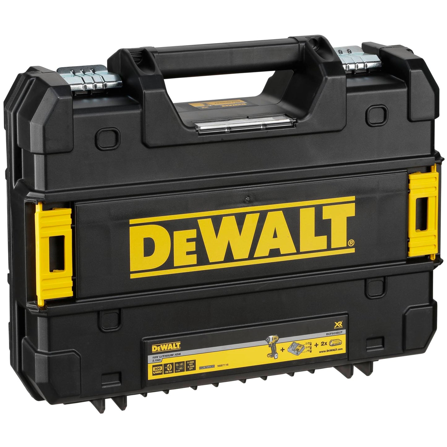 DeWalt DCF809D2T-QW Cordless Impact Driver 18V, 2 Ah