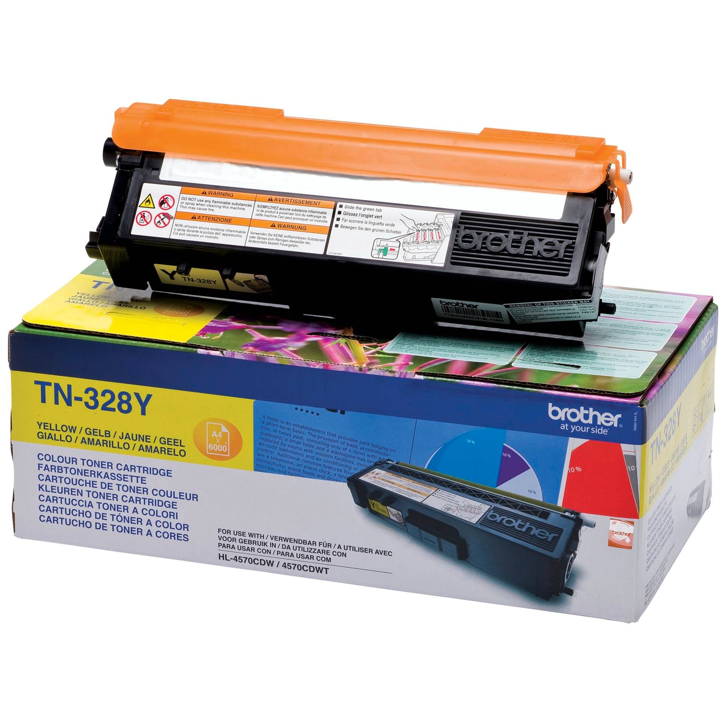 Brother TN-328 Y Toner yellow