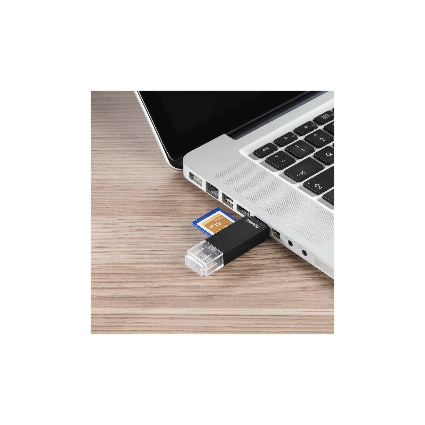 Hama USB 2.0 OTG Card Reader Basic  SD/microSD black