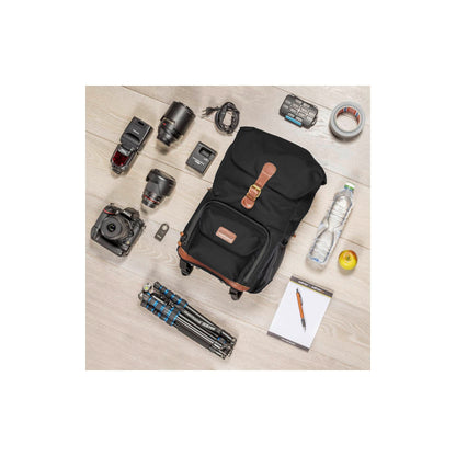 Mantona Photo Backpack Luis junior black Retro