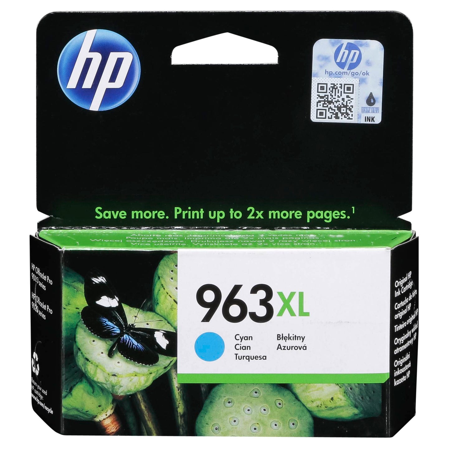 HP 3JA27AE ink cartridge cyan No. 963 XL
