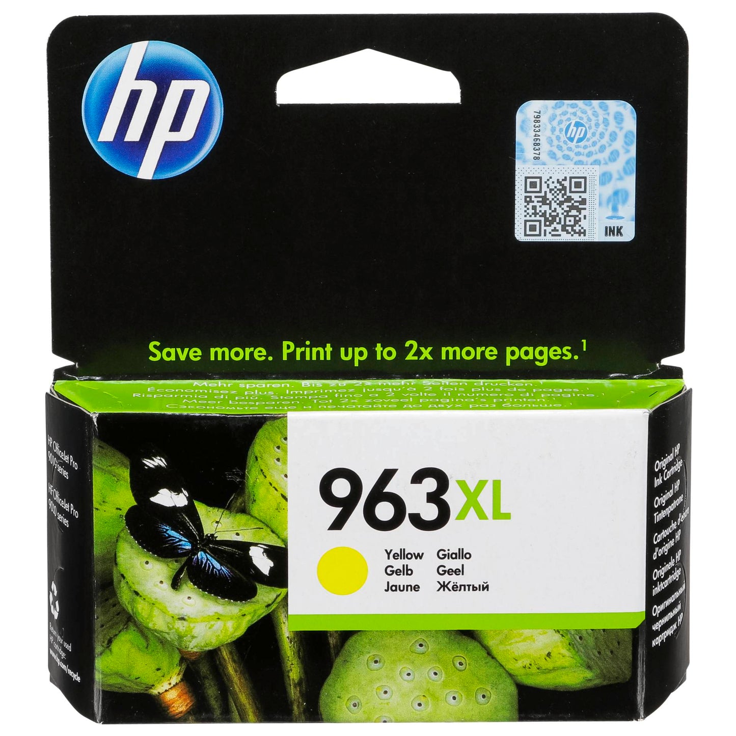 HP 3JA29AE ink cartridge yellow No. 963 XL