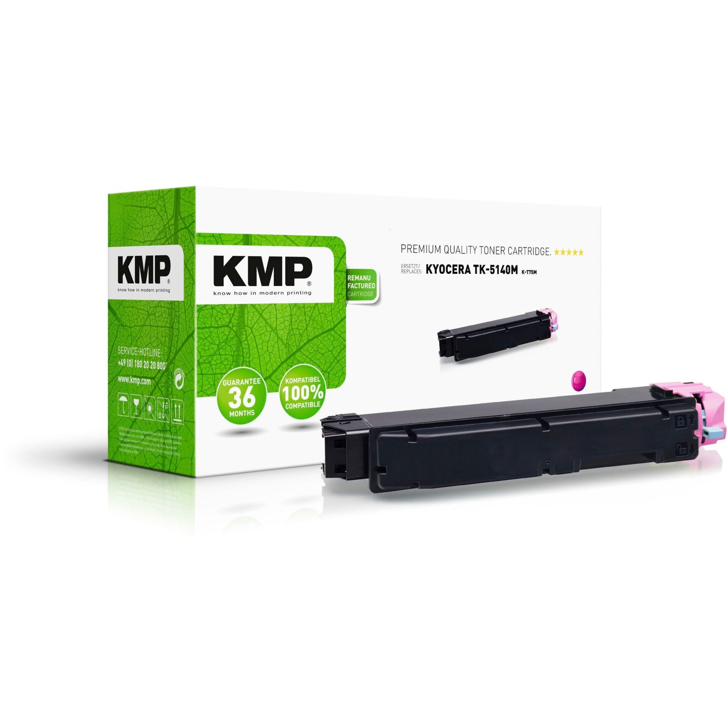 KMP K-T75 M Toner magenta compatible w.  Kyocera TK-5140 M