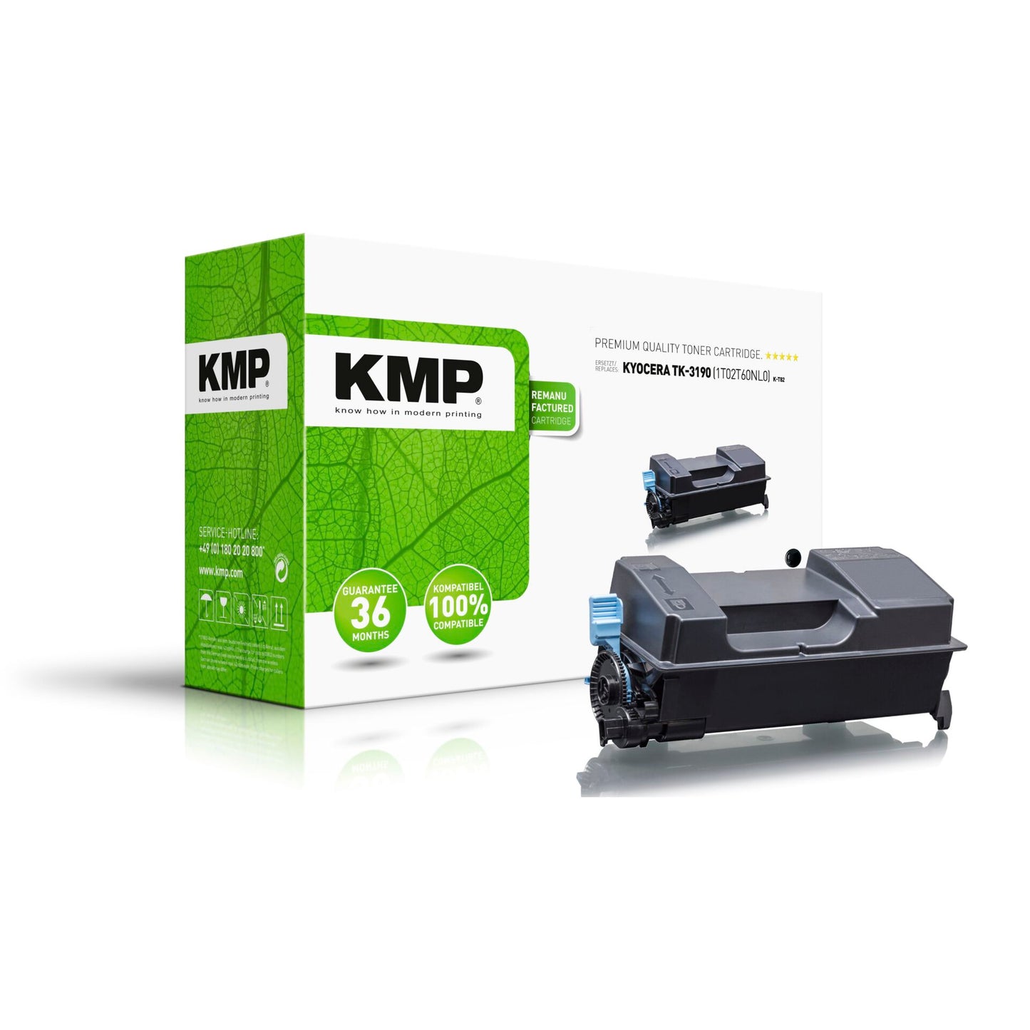 KMP K-T82 Toner black compatible with Kyocera TK-3190