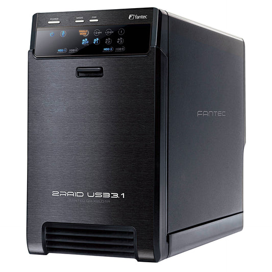 FANTEC  QB-X2U31R black 2 x 3,5 SATA Raid HDD USB 3.1