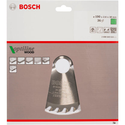 Bosch Circ. Saw Blade OP WO H 190x30-36