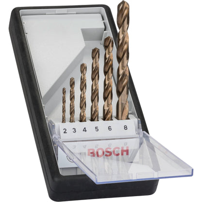 Bosch RobustLine HSS-Co 6 piece Drill Bit Set