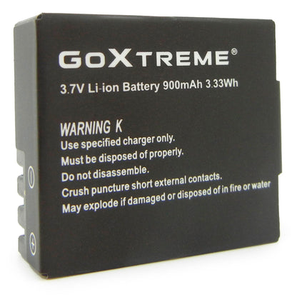 GoXtreme Rechargeable Battery for Endurance Discovery,Rallye