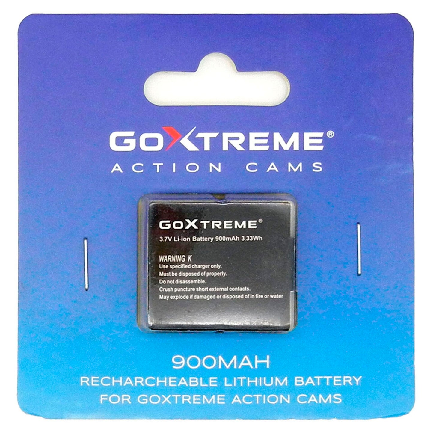 GoXtreme Rechargeable Battery for Endurance Discovery,Rallye