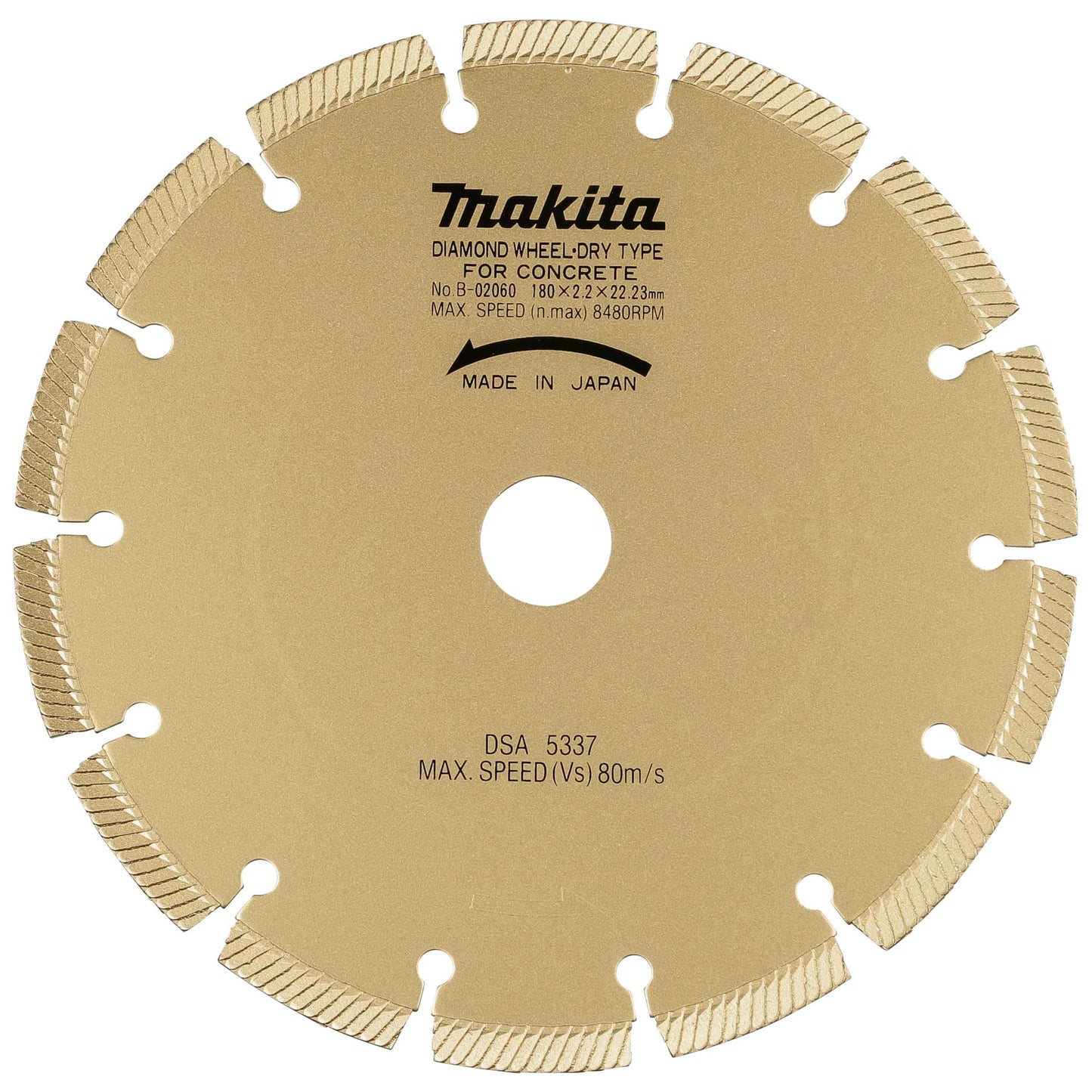 Makita B-02060 180 mm Diamond Cutting Disk