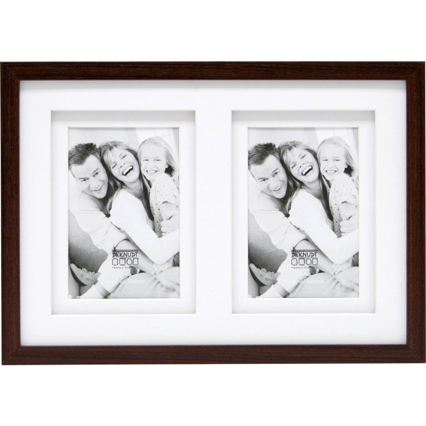 Deknudt S65KQ2           2x13x18 Wood Gallery brown Passepartout