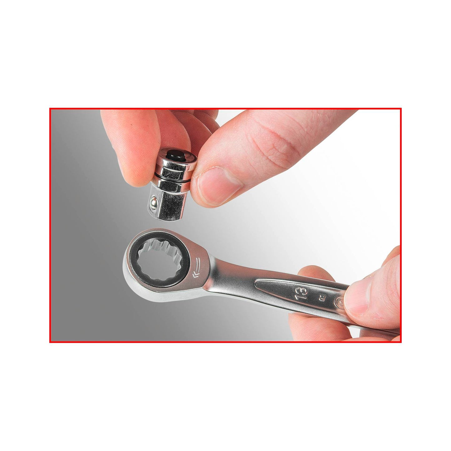 KS Tools GEARplus Ratchet Ring Spanner-Set 503.4266