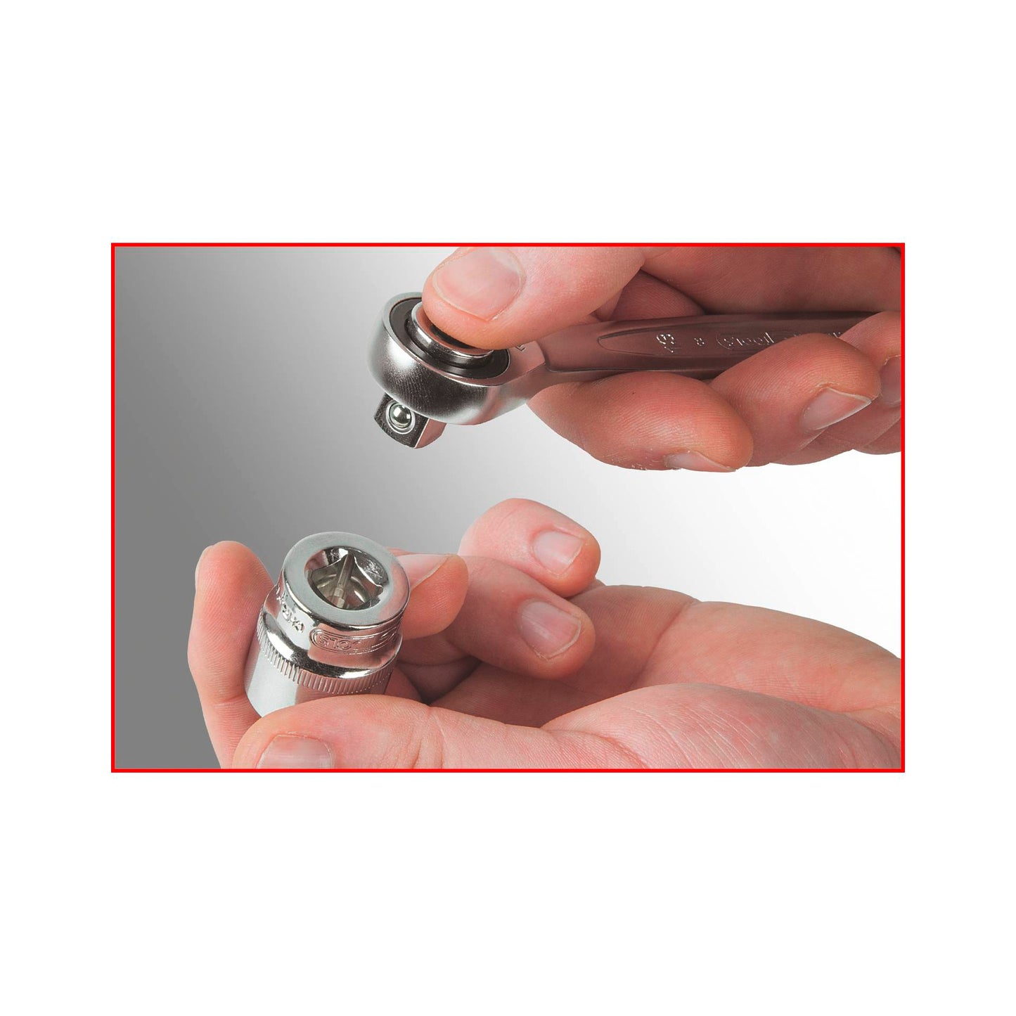 KS Tools GEARplus Ratchet Ring Spanner-Set 503.4266