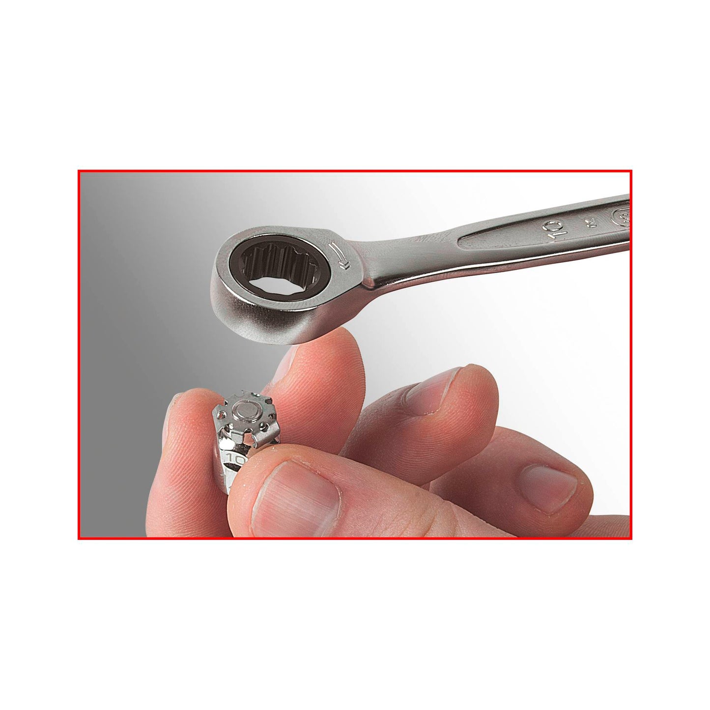 KS Tools GEARplus Ratchet Ring Spanner-Set 503.4266