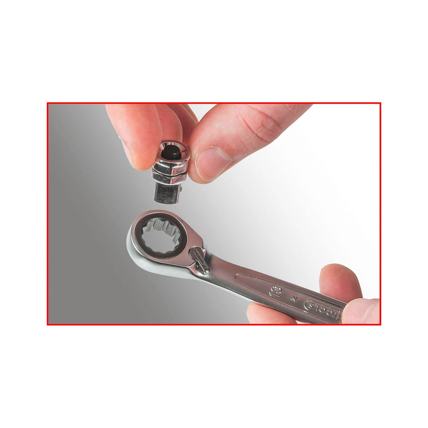 KS Tools GEARplus Ratchet Ring Spanner-Set 503.4666