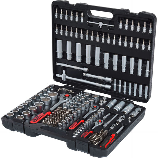 0S Tools 1/4 +3/8 +1/2  Socket Wrench-Set 179-pieces 917.0779