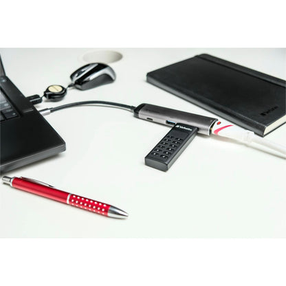 Verbatim USB-C Multiport Hub USB 3.0 HDMI/2xUSB-A/USB-C 49140