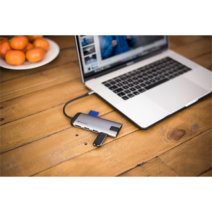 Verbatim USB-C Multiport Hub USB 3.0 HDMI Ethernet SD/microSD