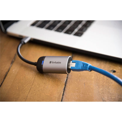 Verbatim USB-C GIGABIT Adapter Ethernet 10 cm cable
