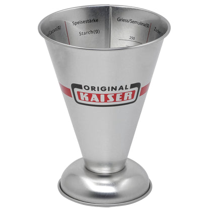 KAISER Patisserie measuring cup funnel-shaped, integrated scale