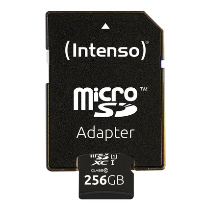 Intenso microSDXC Cards    256GB Class 10 UHS-I Premium