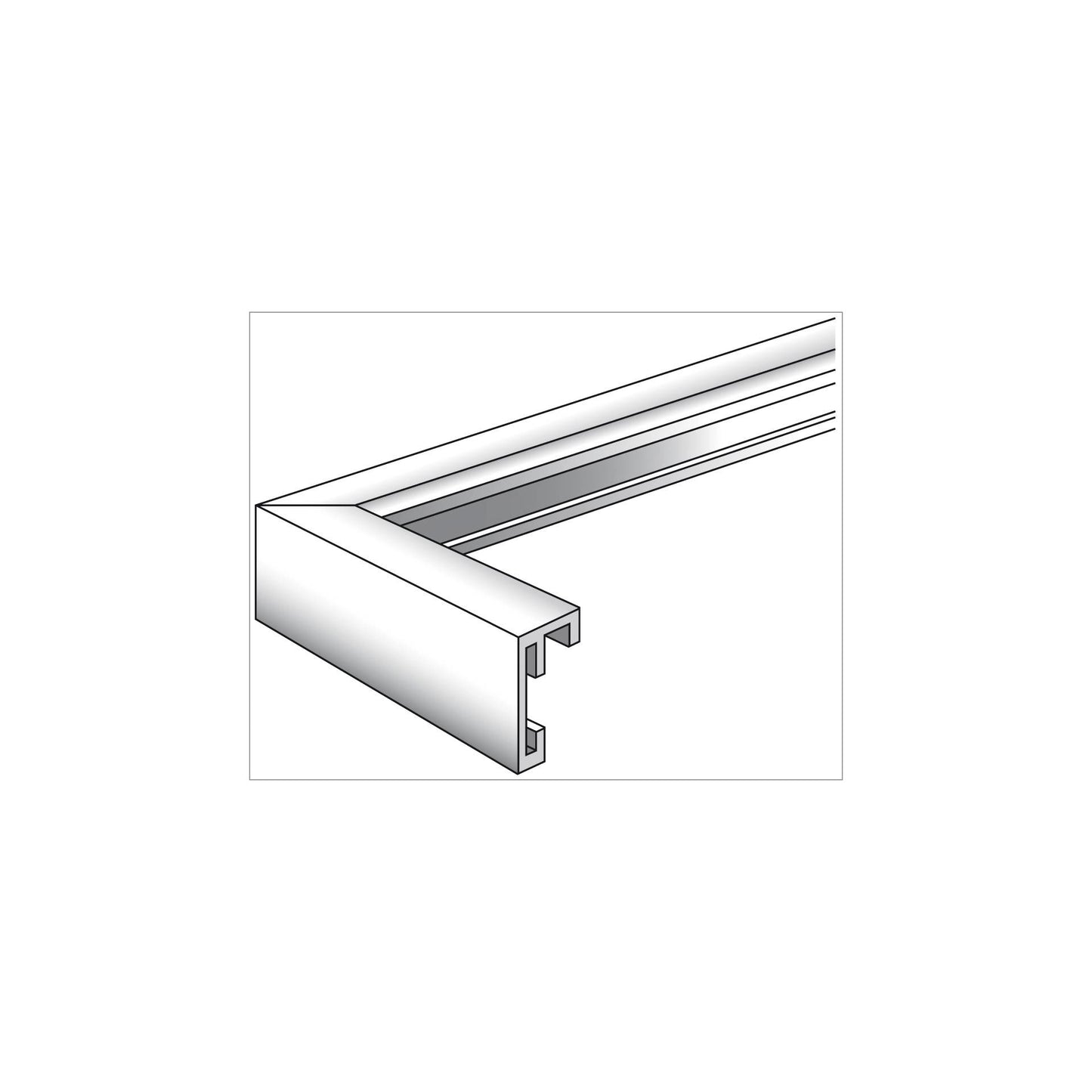 Walther Chair              20x30 Aluminum silver AJ030S