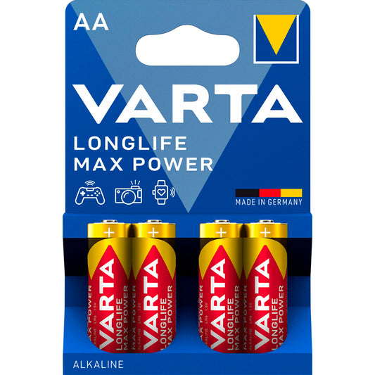1x4 Varta Longlife Max Power Mignon AA LR06
