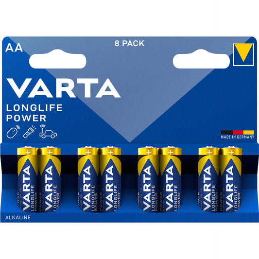 1x8 Varta Longlife Power Mignon AA LR06
