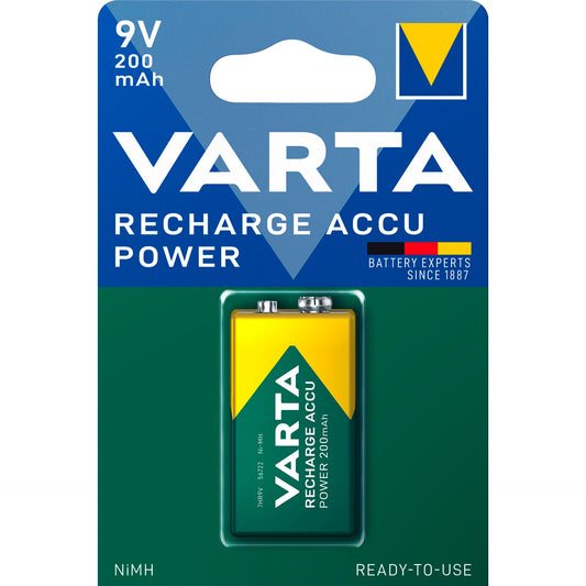 1 Varta Rechargeable Accu Power 9V 200 mAh