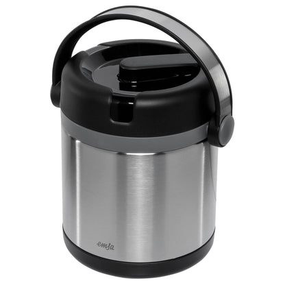 Emsa Mobility thermal container stainl. 1,2l black / anthracite
