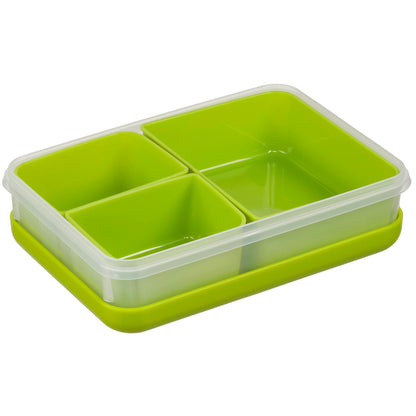 Emsa Clip&Go Lunchbox 518098 1,2l Transparent/Green